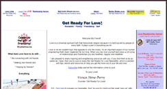 Desktop Screenshot of getreadyforlove.com